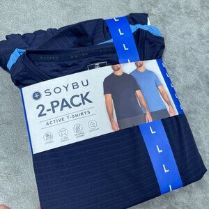 Soybu 2-Pack Active T-Shirts Cooling 4-Way Stretch Moisture a1492